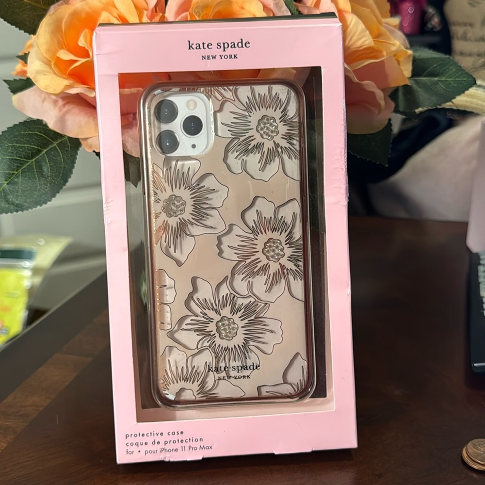 iPhone 11 Pro Max Kate Spade Hollyhock Floral phone case